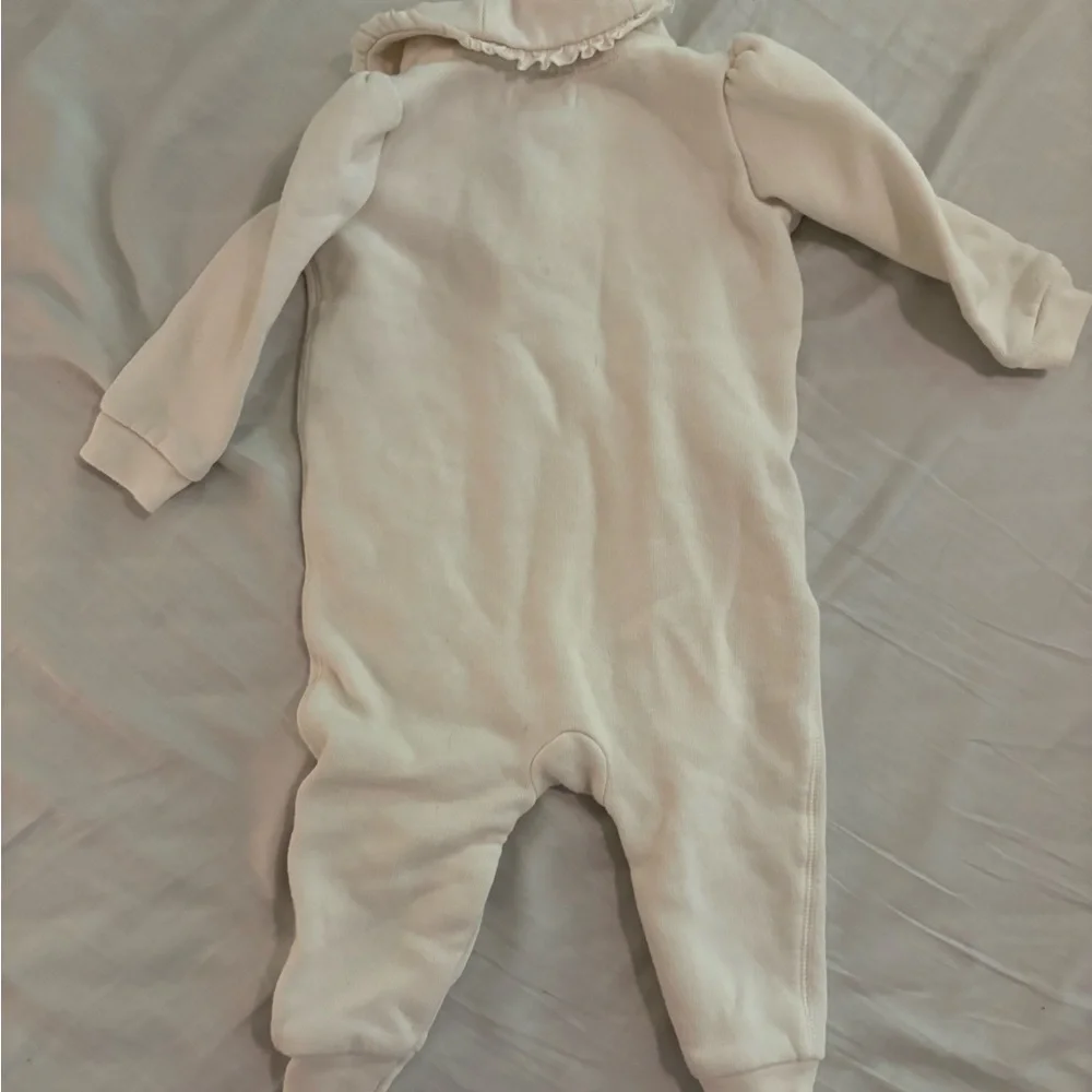 Ralph Lauren Cream Footies One Piece